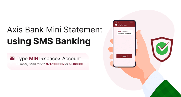 Axis Bank Mini Statement Using SMS Banking